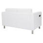 Office Star Anti-Microbial 51.5" W Charging Station Love Seat