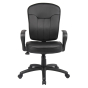 Boss B1562 LeatherPlus Mid-Back Task Chair