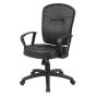 Boss LeatherPlus Mid-Back Task Chair