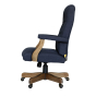 Boss B905DW Fabric Hardwood High-Back Executive Chair