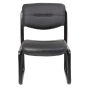 Boss LeatherPlus Armless Low-Back Guest Chair