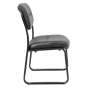Boss LeatherPlus Armless Low-Back Guest Chair