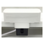 Burele 3-Power Outlet, USB-A+C Charging Port Edge Mount Clamp Power Module 72" Cord, White