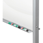 Best-Rite 74951 Visionary Move Magnetic Mobile Glass Whiteboard Marker Tray
