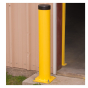 Bluff 6" Round Steel Bollard Posts (Shown in Yellow)