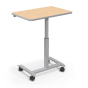 Balt MooreCo Hierarchy Grow and Roll 36" W x 24" D Height Adjustable Student Desk