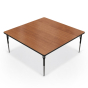 Balt 60" x 60" Square Classroom Activity Table (Amber Cherry)