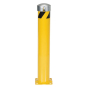 Vestil 5.5" Round 36" H Removable Bolt-On Cap Steel Pipe Bollard Post with Chain Slots