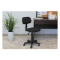 Boss B205-BK Steno Fabric Low-Back Task Chair