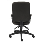 Boss B3036 Multifunction Crepe Fabric Mid-Back Task Chair
