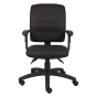 Boss B3036 Multifunction Crepe Fabric Mid-Back Task Chair
