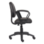 Boss B307 Deluxe LeatherPlus Mid-Back Posture Task Chair