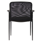 Boss Mesh-Back Fabric Stacking Guest Chair