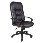 Boss LeatherPlus High-Back Executive Office Chair (Shown with Black Base)