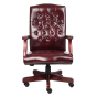 Boss B905 Traditional Button-Tufted Hardwood Executive Office Chair