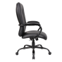 Boss B990-CP Big & Tall 400 lb. Heavy-Duty High-Back Executive Office Chair, Black Caressoft