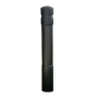 Vestil Arch 52" H Poly Bollard Cover Post Protector Sleeve (Shown in Black)