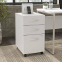 Bush Business Furniture Hybrid 16" W 3-Drawer Box/Box/File Mobile Pedestal, Assembled