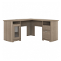 Bush Furniture Cabot 60" W L-Shaped Office Desk  (Shown in Brown)