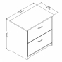 Bush Furniture Cabot 2-Drawer Lateral File Cabinet