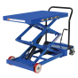 Vestil 1000 lb Load 24" x 40.5" Heavy Duty Premium Double Scissor Lift Table Cart