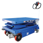 Vestil 20.5" Lift Fully Powered Hydraulic Scissor Lift Table Cart 1000 lb Load 24" x 40"