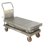 Vestil Stainless Steel Scissor Lift Table Carts 220 to 2000 lb Load