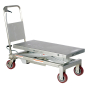 Vestil Stainless Steel Elevating 220 to 2000 lb Load Carts