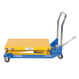 Vestil Two-Speed Hydraulic Foot Pump Scissor Lift Table Cart 1000 lb Load 24" x 36"