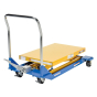 Vestil Two-Speed Hydraulic Foot Pump Scissor Lift Table Cart 1500 lb Load 24" x 36"