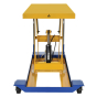 Vestil Two-Speed Hydraulic Foot Pump Scissor Lift Table Cart 1000 lb Load 24" x 48"