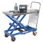 Vestil Steel Scissor Lift Table Cart with Linear Actuator 500 lb Load 19.5" x 32"