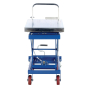 Vestil Steel Scissor Lift Table Cart with Built-In Scale 500 lb Load 19.5" x 32"