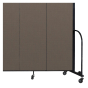 Screenflex Freestanding 96" H Mobile Configurable Fabric Room Dividers