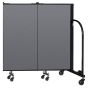 Screenflex Freestanding 48" H Mobile Configurable Fabric Room Dividers