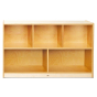 Whitney Brothers 30" H 5-Section Classroom Storage Unit (Shown in Birch)
