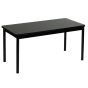 Correll Wood Laminate Science Lab Table (Shown in Black)
