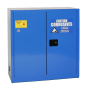 Eagle CRA-30 Sliding Self Close Two Door Corrosives Acids Safety Cabinet, 30 Gallons, Blue