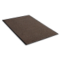 Crown Rely-On 3' x 10' Vinyl Back Polypropylene Indoor Wiper Floor Mat, Walnut