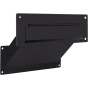 Durabox D100 Adjustable Through-Wall Mail Chute, Black