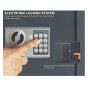 DuraBox 40 Keys Steel Safe Cabinet with Digital Lock, Dark Grey