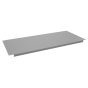 Tennsco 60" W x 26 1/2" D Shelf for Adjustable Leg Workbench, Medium Grey