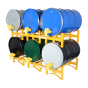 Vestil 1600 to 2400 lb Load Stackable 55-Gallon Steel Drum Racks