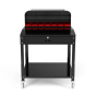 Luxor 35" W x 31" D Height Adjustable Steel Shop Desk With Bins 396 lb Capacity