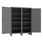 Durham Steel Adjustable Shelf 12 Gauge Storage Cabinets (4-shelf model)