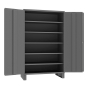 Durham Steel 48" W x 24" D x 72" H Adjustable Shelf 14-Gauge Storage Cabinets with Legs