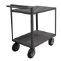 Durham Steel 2-Shelf 1500 lb Load Stock Cart with All Lips Down