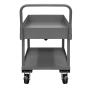 Durham Steel 2-Shelf 2000 lb Load Stock Cart With 6" Lip