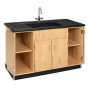 Diversified Woodcrafts Science Lab Cabinet Clean-Up Sink