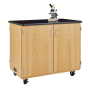 Diversified Woodcrafts STEM Mobile Charging Microscope Classroom Science Lab Cabinet